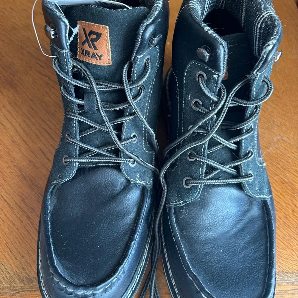 XRay Bevyn Men's Black Leather Boots New size 13